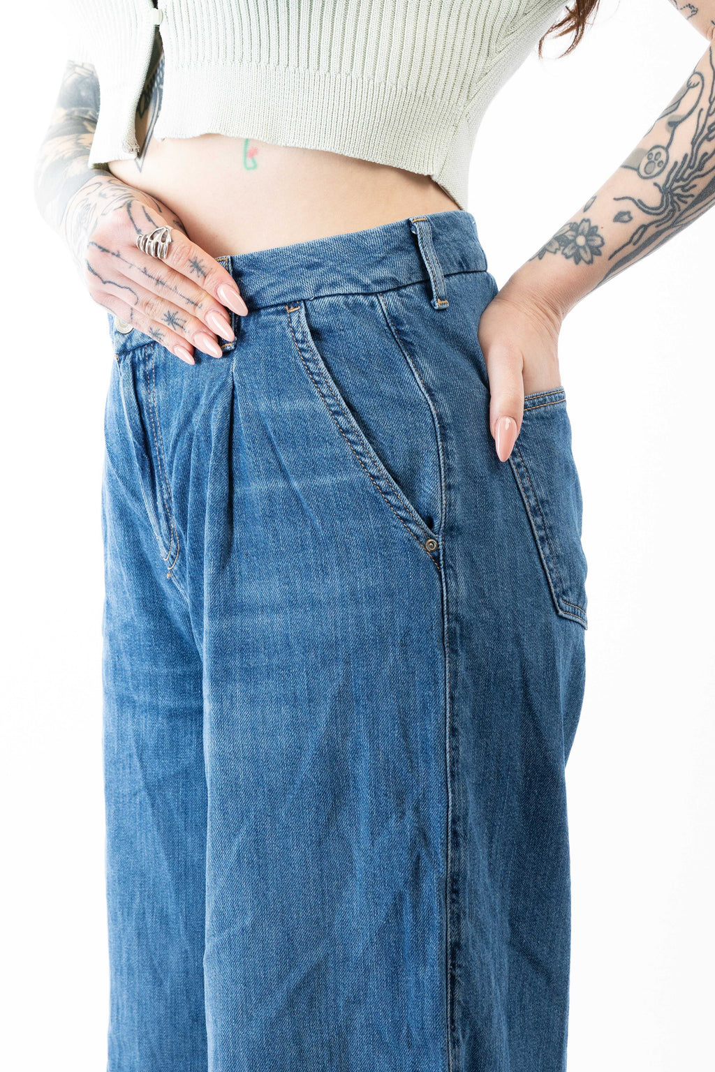 Zara wide leg rifle, M