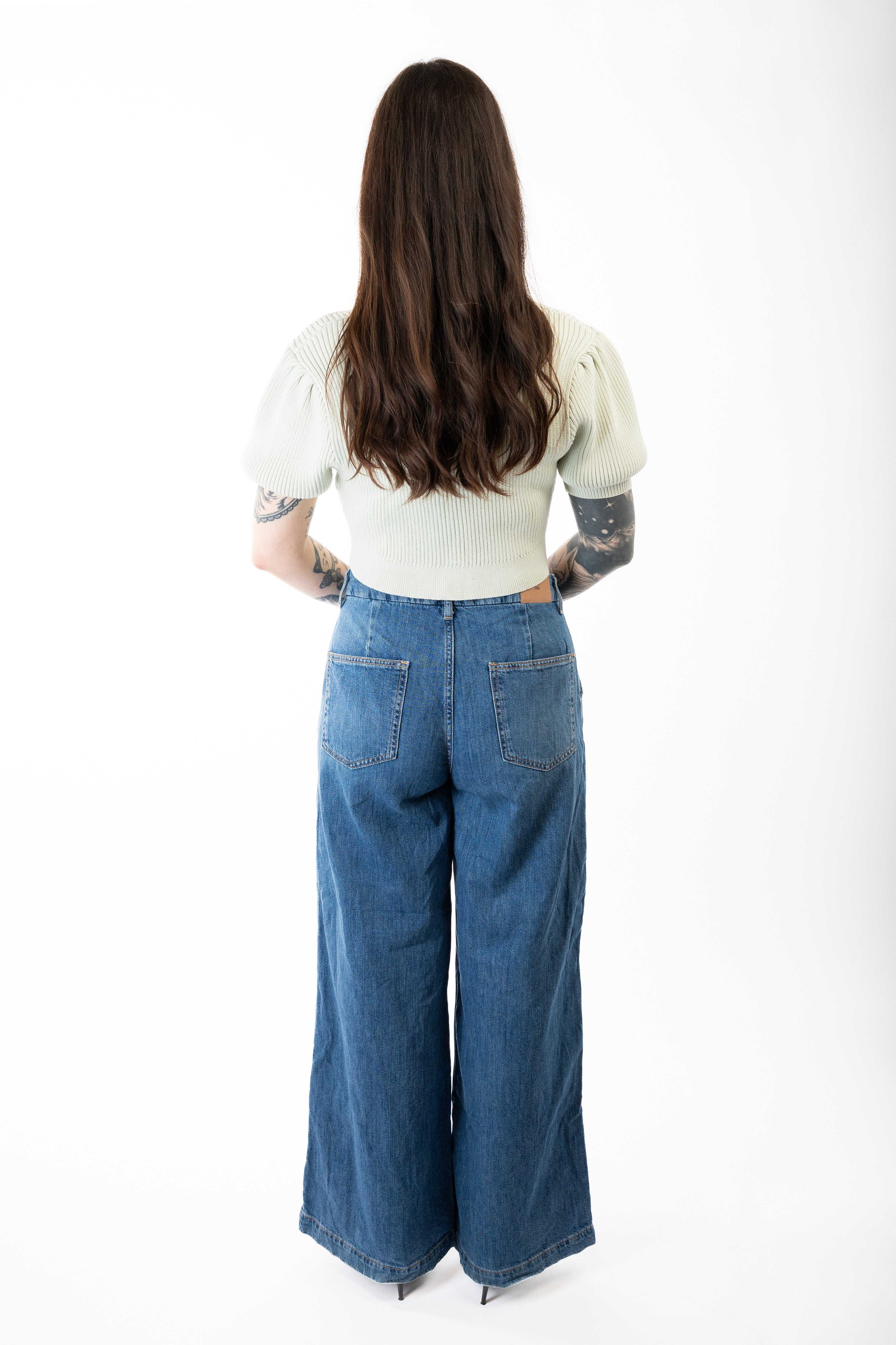 Zara wide leg rifle, M