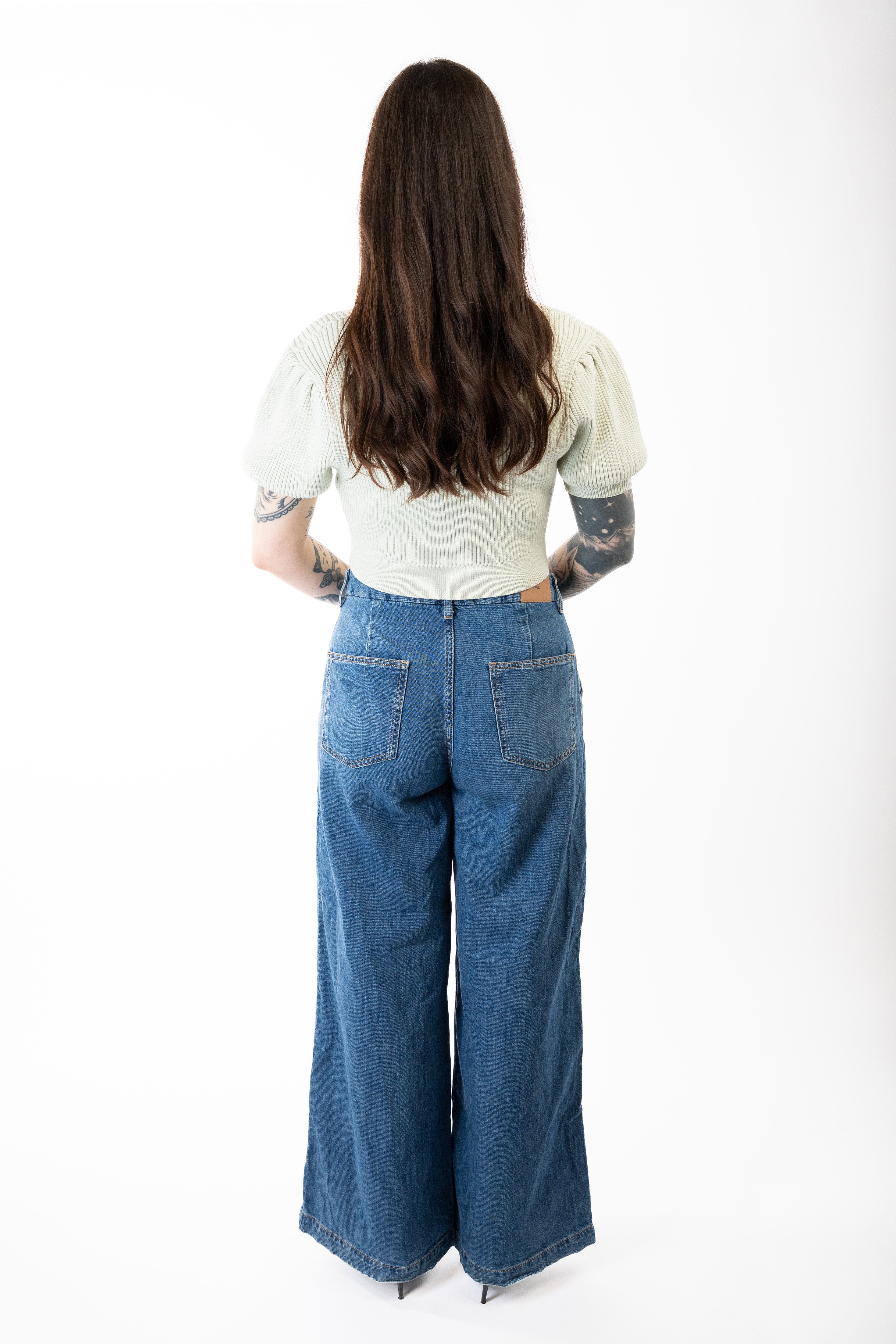 Zara wide leg rifle