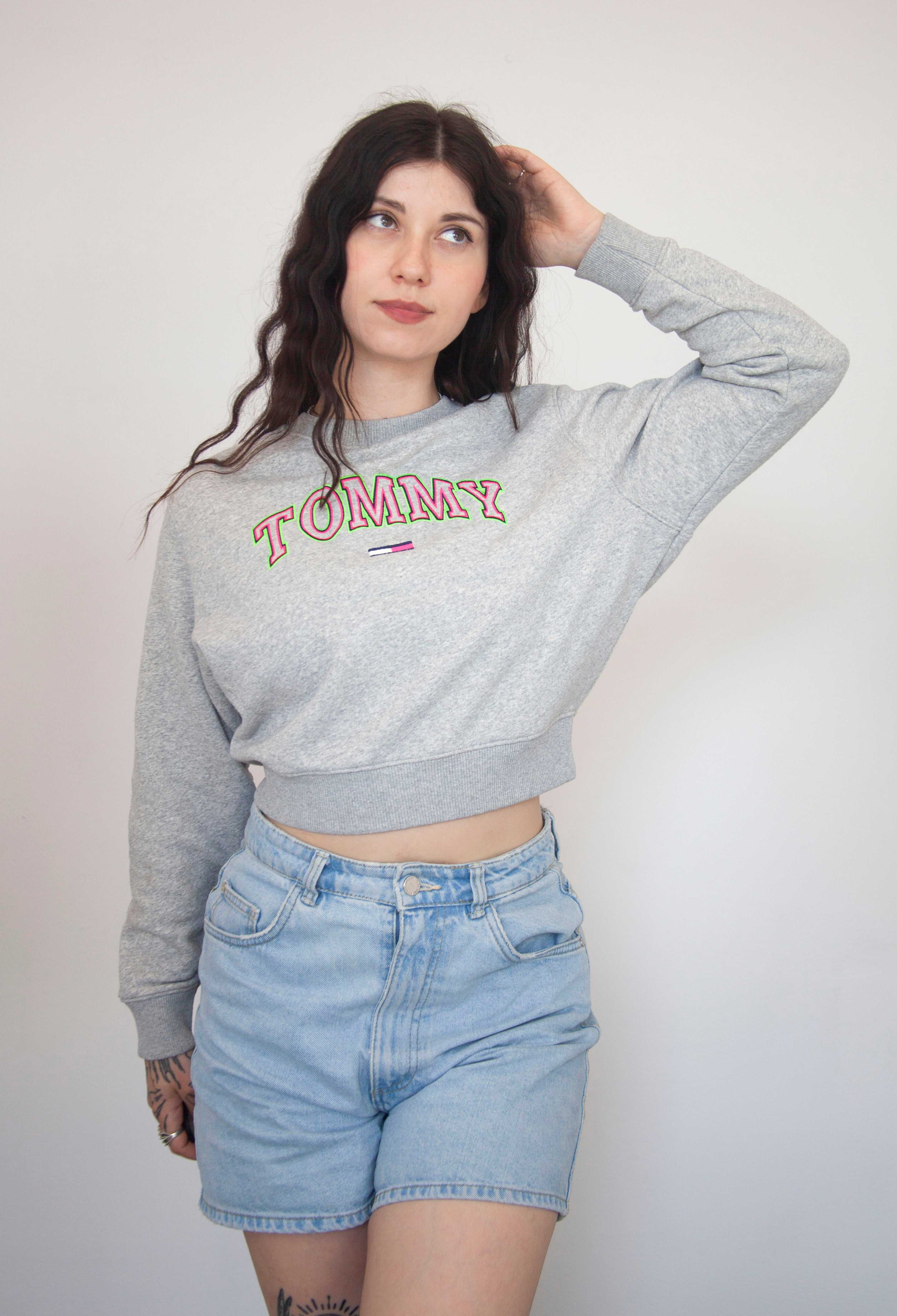 Tommy Jeans crop mikina, XS