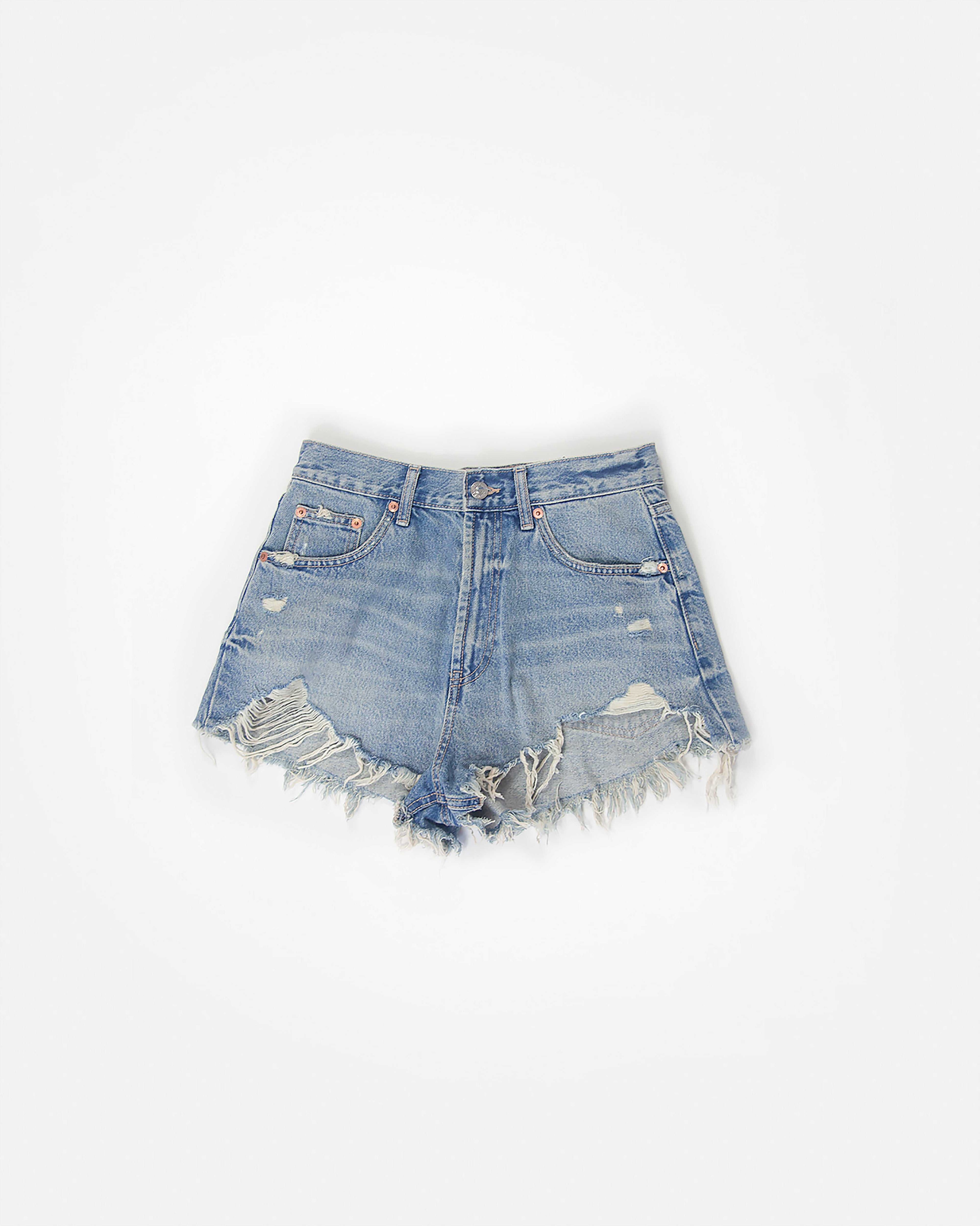 Zara modré krátke nohavice, 36