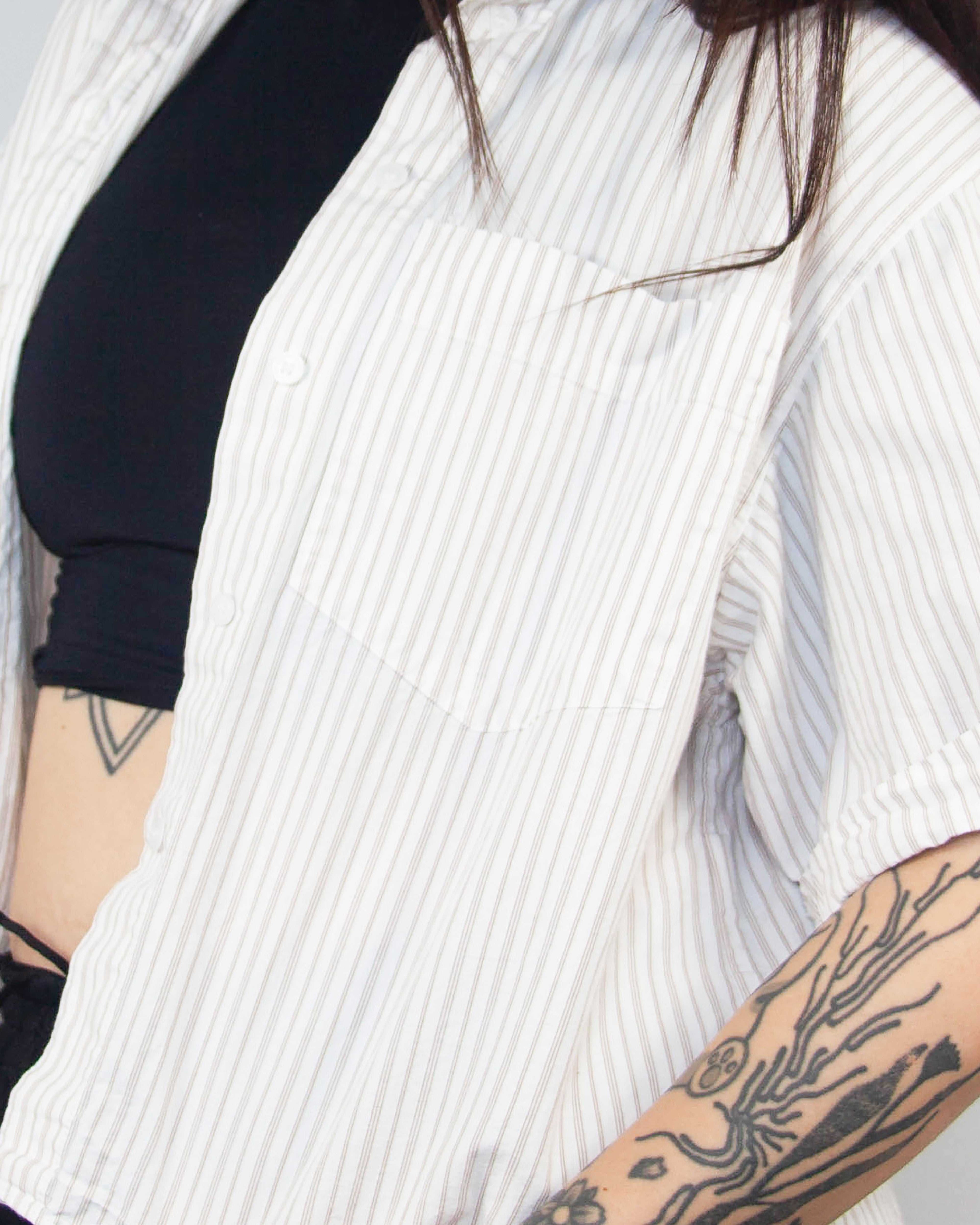 Cropped košeľa Zara