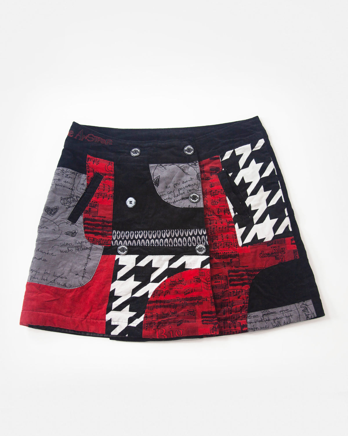 Menčestrová sukňa Desigual, XXL