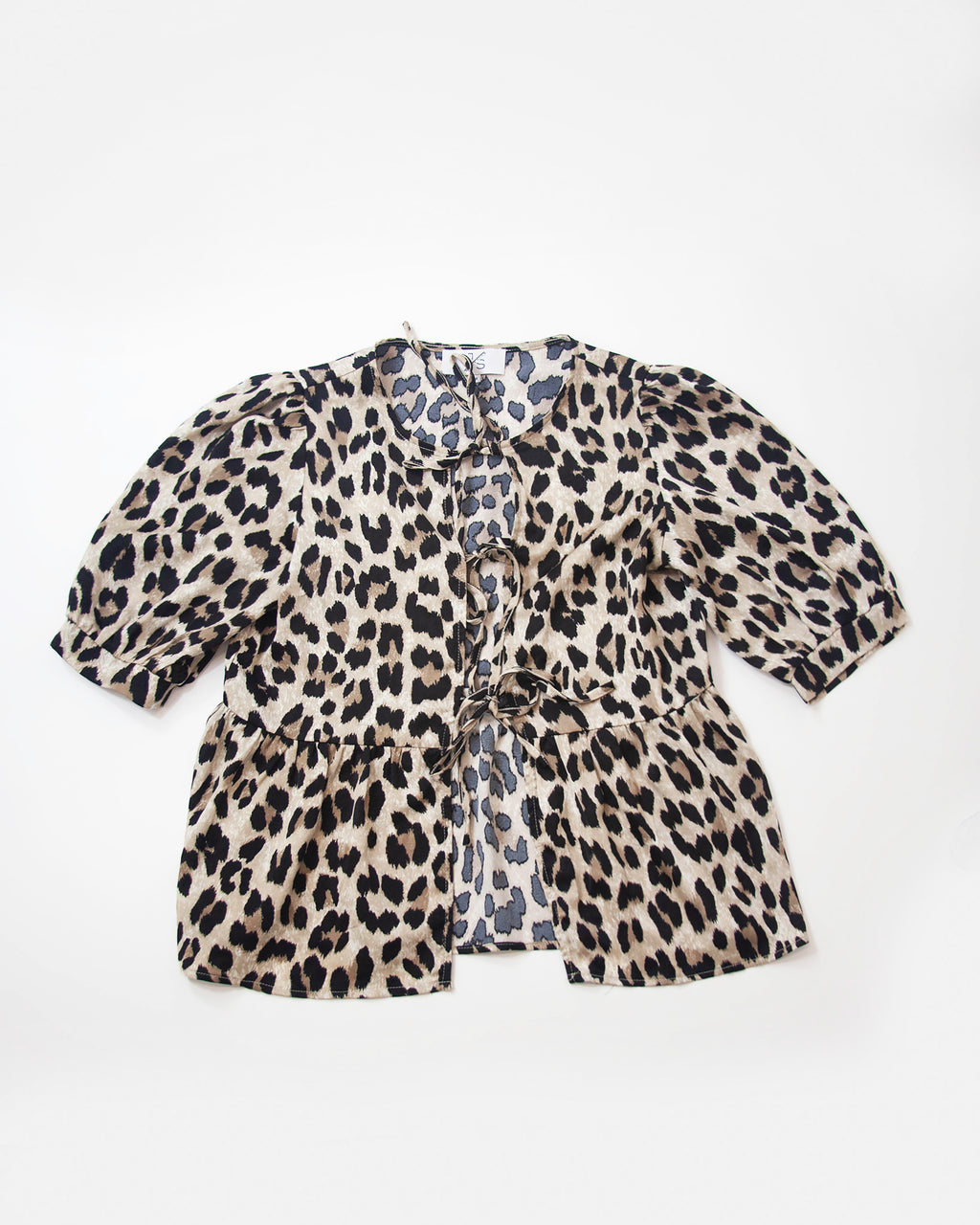 Dámsky top s leopardím vzorom, M