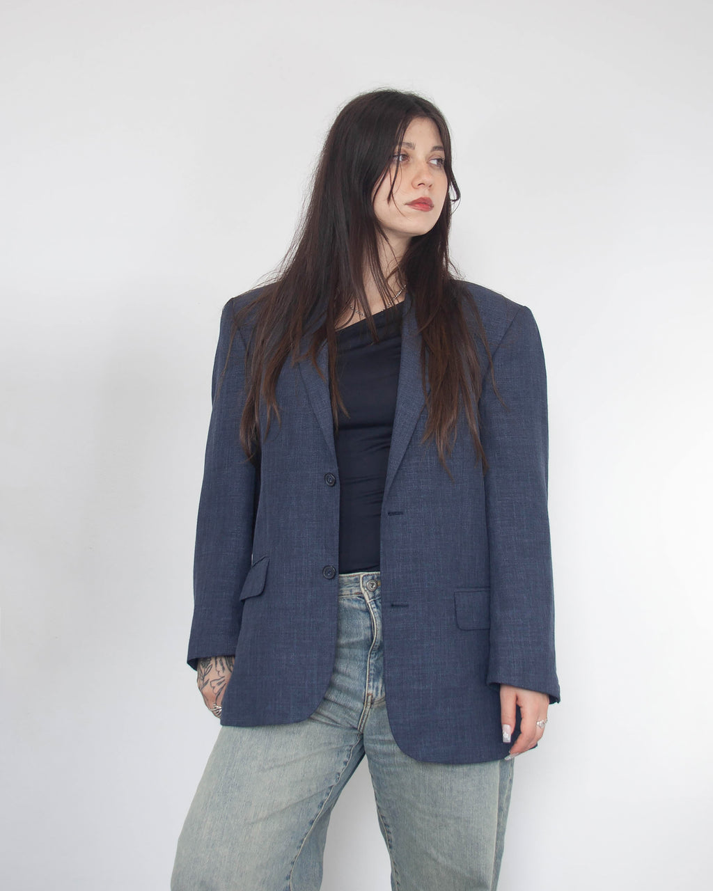 Dámske oversized sako, M