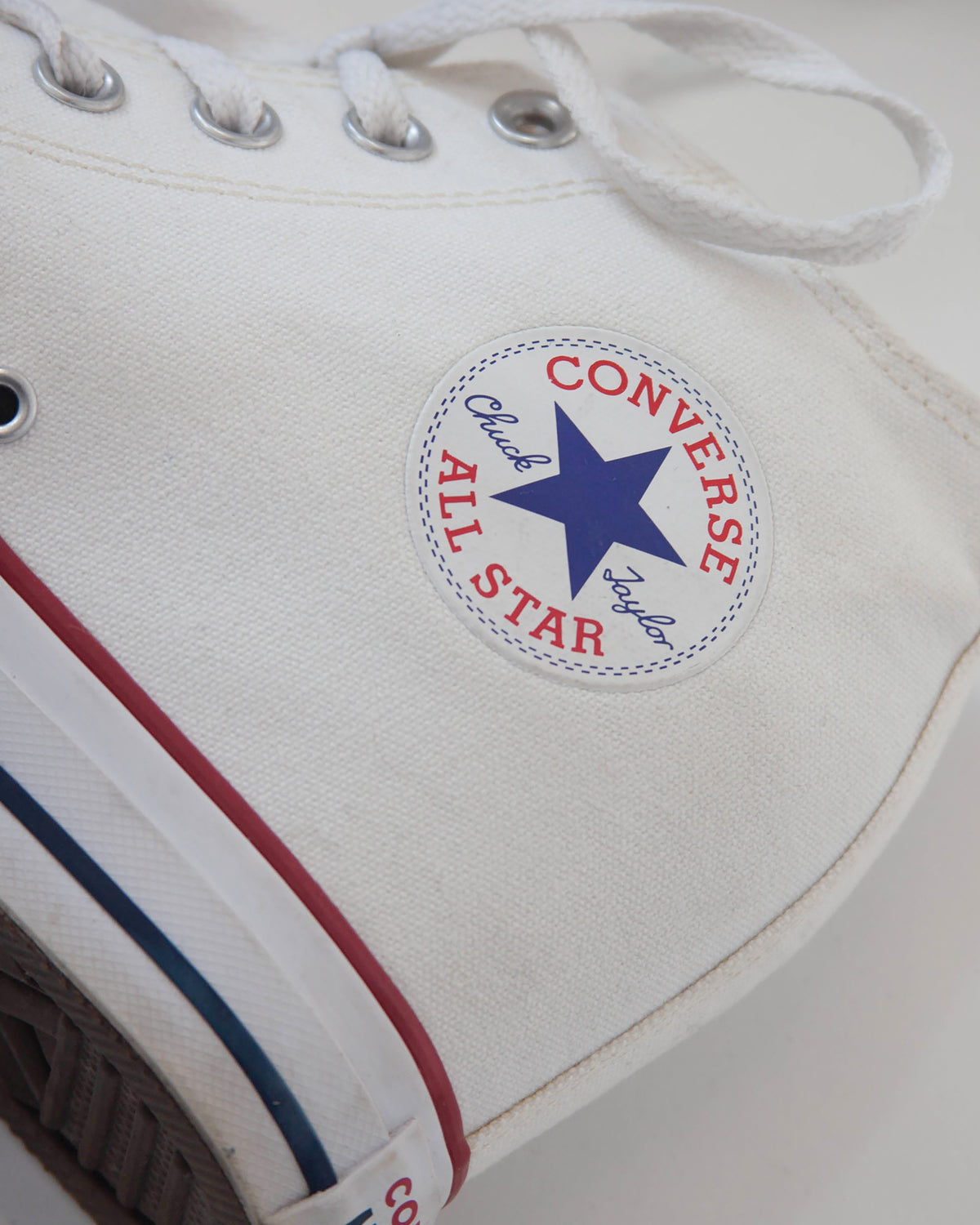 Biele dámske tenisky Converse wedge, 40