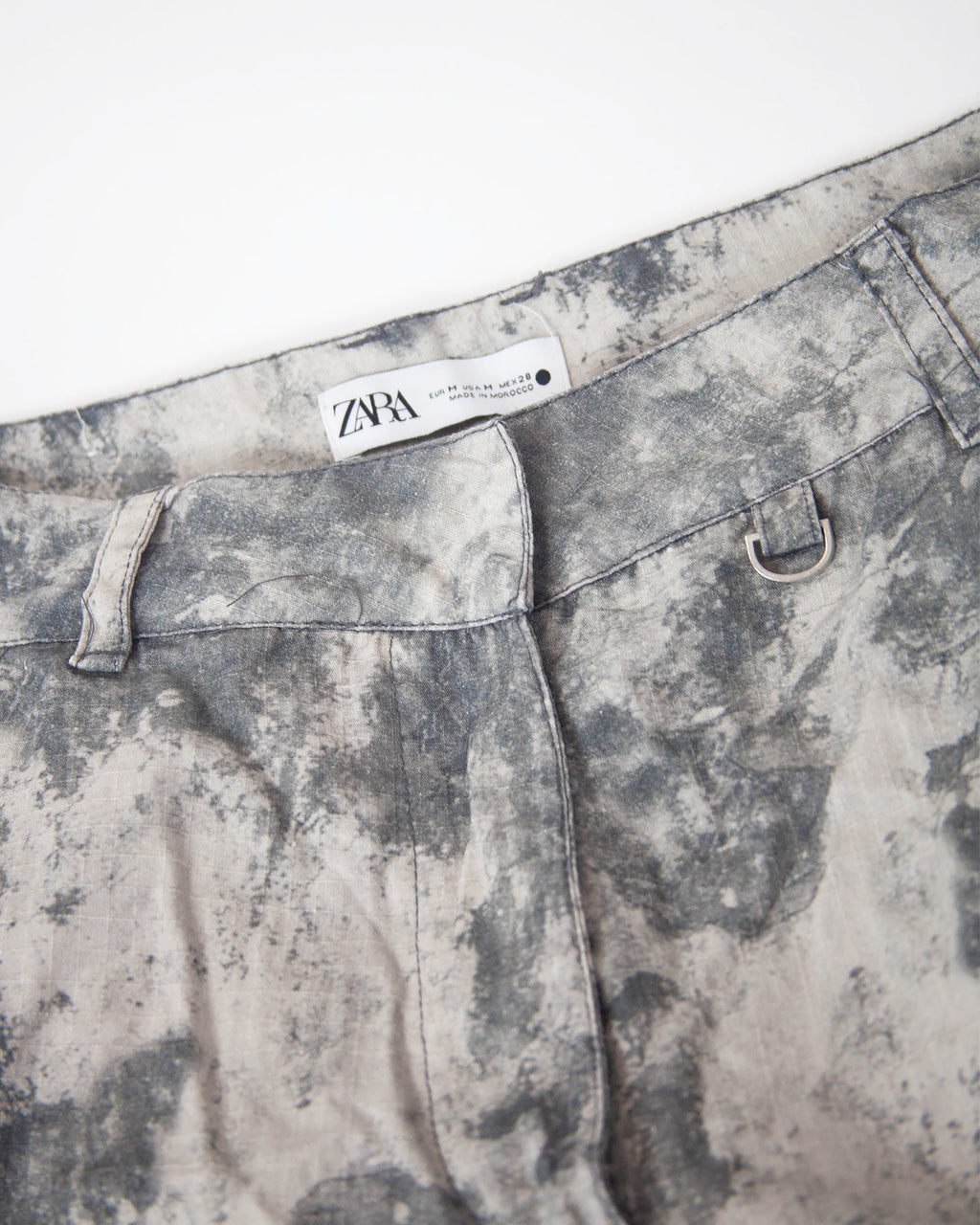 Dámske Zara baggy camo nohavice, M