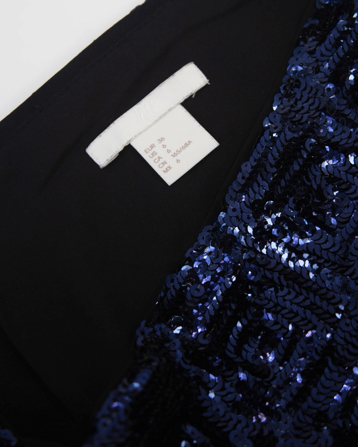 Flitrová mini sukňa H&M, S