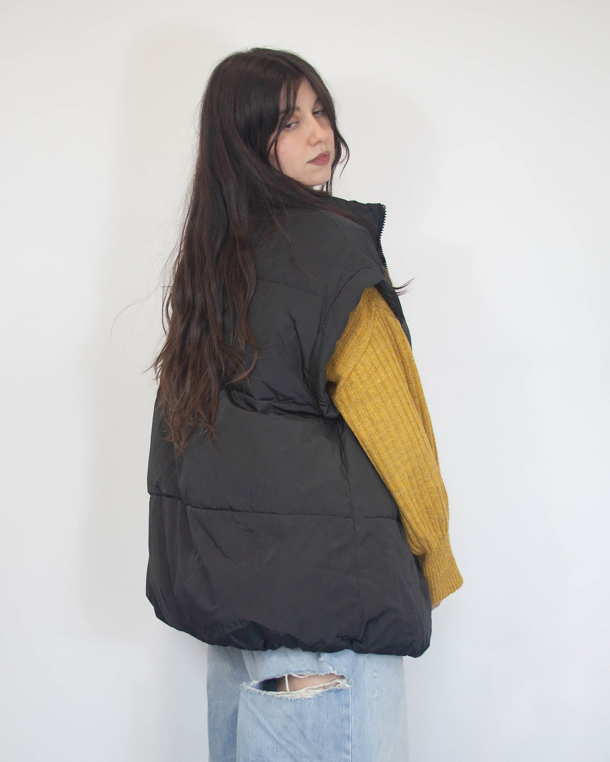 Dámska oversized vesta Zara, M