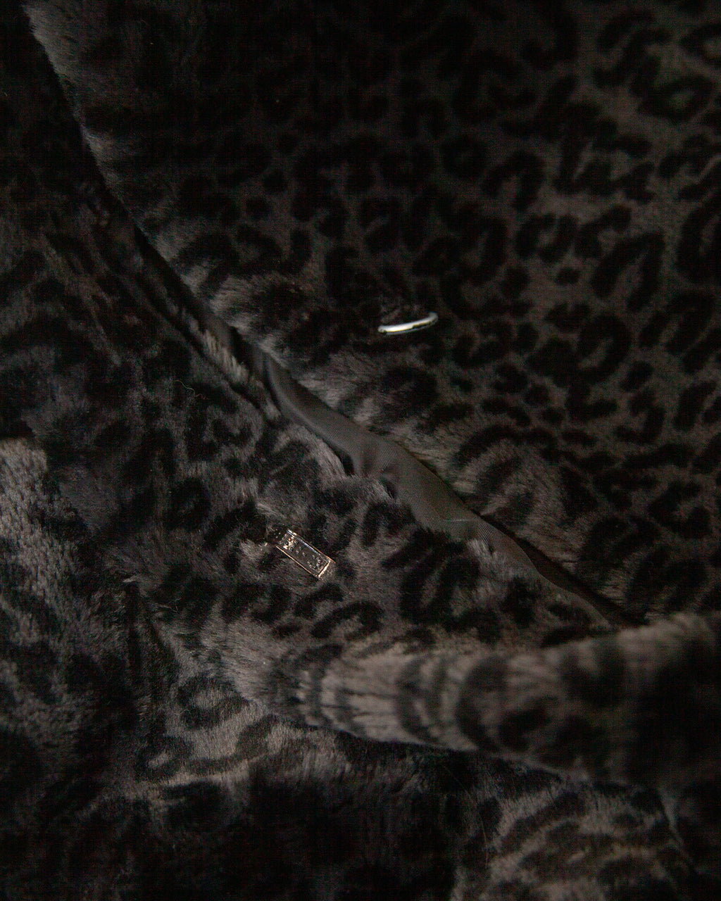 Dámsky vintage Leopardí kožuch, M