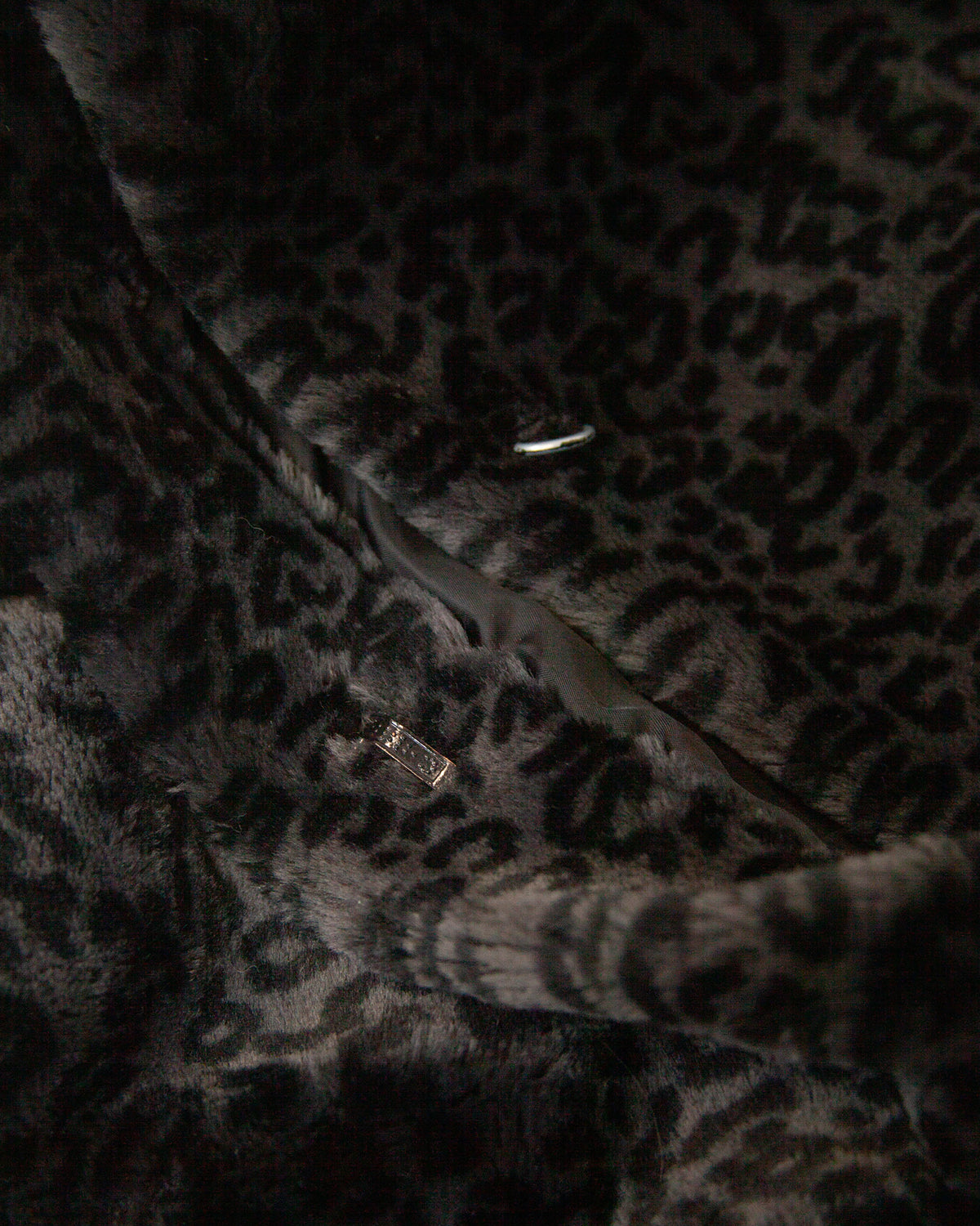 Dámsky vintage Leopardí kožuch, M